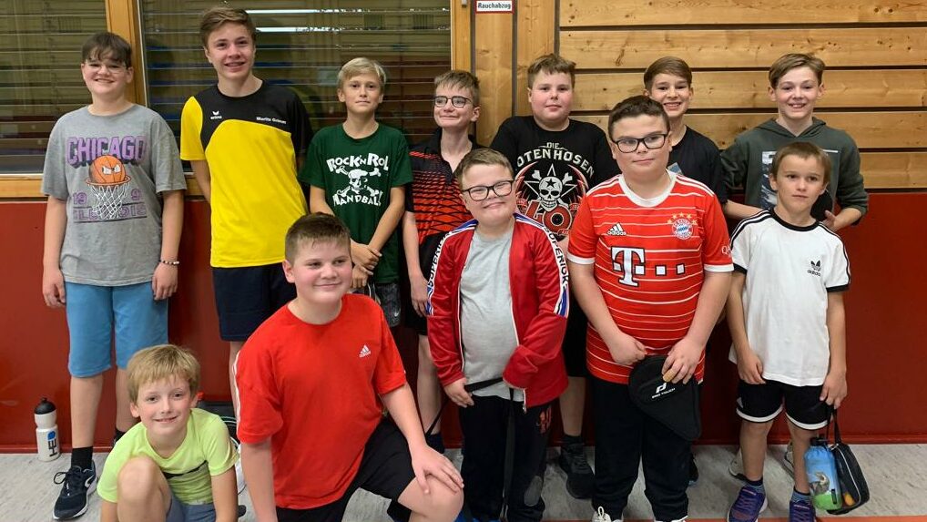 Jugendspieler des TTFC Dürbheim im Jahr 2023